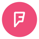 foursquare, social svg vector icon