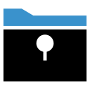 folder, folderlock, lock, security svg vector icon