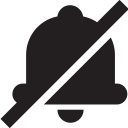 bell, disabled svg vector icon