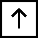 app, arrow, essential, ui, up svg vector icon