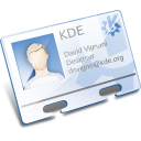 kaddressbook,contact,kde,vcard,business card,profile icon