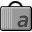 font,suitcase icon