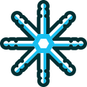 christmas, flake, snow, snowflake, winter, xmas svg vector icon