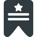 award, best, bookmark, favorite, featured, star, winner svg vector icon
