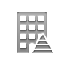 building,pyramid icon