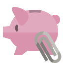 piggy,bank,attachment icon