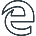 brand, brands, edge, logo, logos svg vector icon