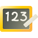 chalkboard, y icon