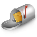 mail, mail box icon
