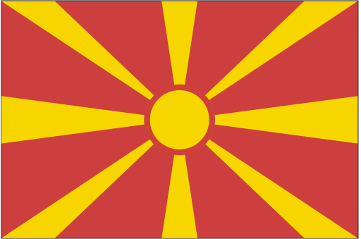 Macedonia svg vector icon
