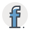 facebook, media, network, social, web svg vector icon