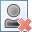 portrait,delete,del,remove icon