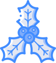 christmas, holly, xmas svg vector icon
