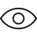eye, misc, vision svg vector icon