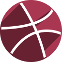 dribbble svg vector icon