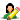 user,female,green,edit icon
