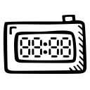 clock, electronic, random, stopwatch, time, watch svg vector icon