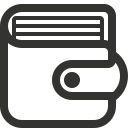vallet svg vector icon