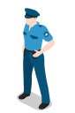 avatar, human, male, man, people, person, policeman, standing, user svg vector icon