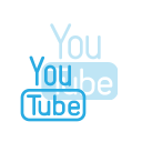 logo, media, social, youtube svg vector icon