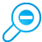 basic, blue, out, zoom icon