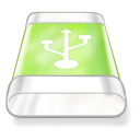 drive,green,usb icon