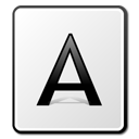 file, font, letter, word icon