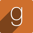 goodread, media, shadow, social, square svg vector icon