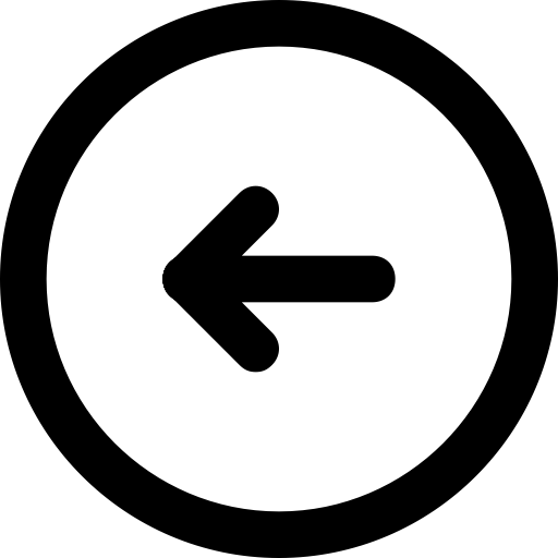 Circle Left svg vector icon