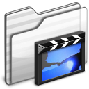 folder,white,movie,film,video icon