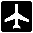 air, airport, plan, transportation svg vector icon