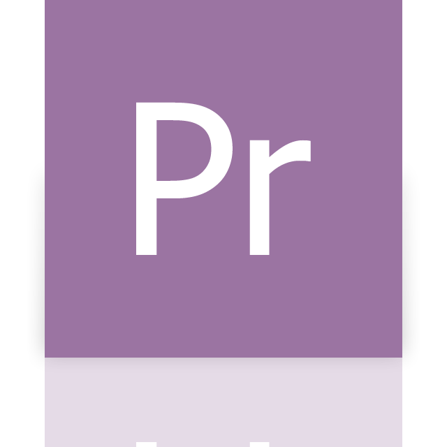 adobe, mirror, premiere, pro icon