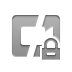 video,cut,lock icon