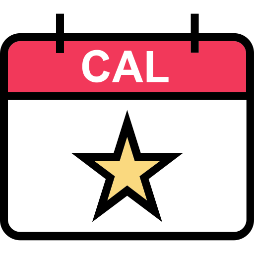 Calendar svg vector icon