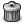 delete, remove, trash icon