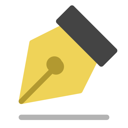 Business Color Signature svg vector icon