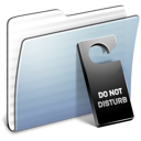 graphite,stripped,folder,do,not,disturb icon