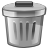 garbage, recycle bin, trash icon