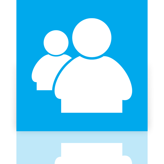 live, messenger, mirror icon