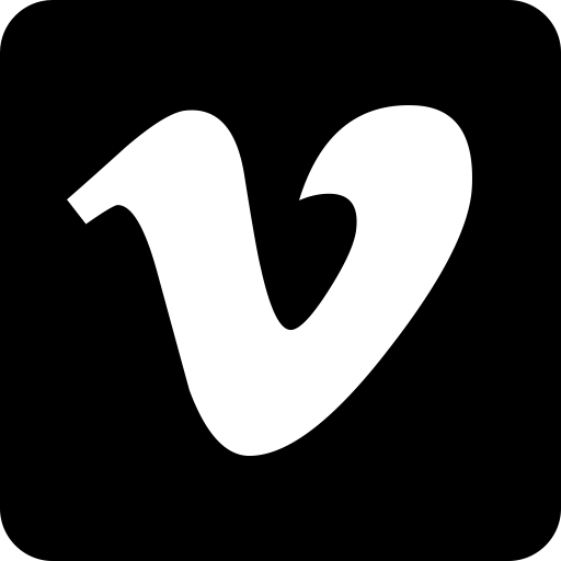 Vimeo svg vector icon