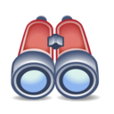 binoculars, find, search icon