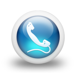glossy,blue,orb icon