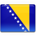 bosnian, flag icon