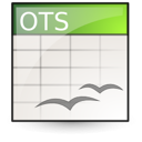 application,oasis,spreadsheet,template,open document icon