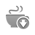 coffee,down icon
