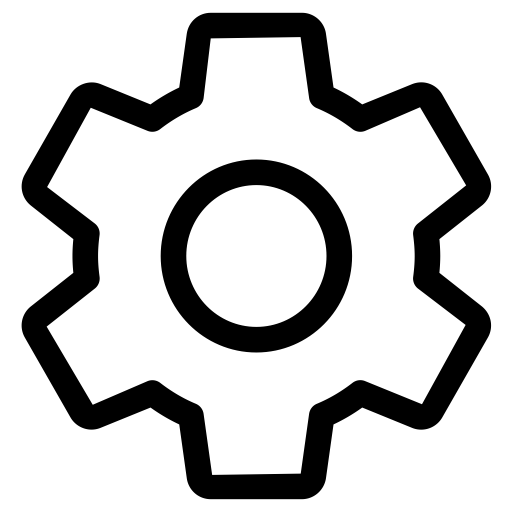 Settings svg vector icon