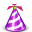 hat, purple icon
