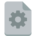 exe, file svg vector icon