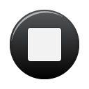 button,black,stop,cancel,no icon