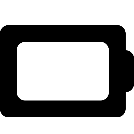 Battery Empty svg vector icon